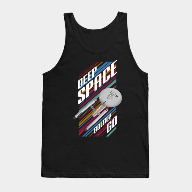 Boldly go into space Tank Top by BrokenSpirit